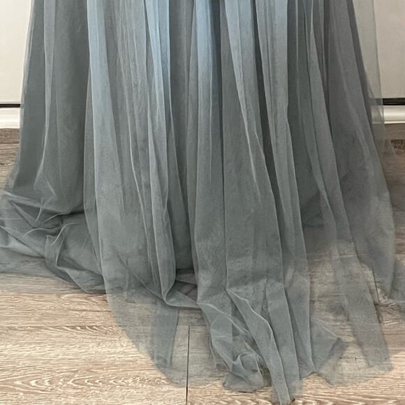 Jenny Yoo Collection Women's Column Dress Size 8 Annabelle Convertible Tulle - Picture 12 of 16